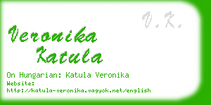 veronika katula business card